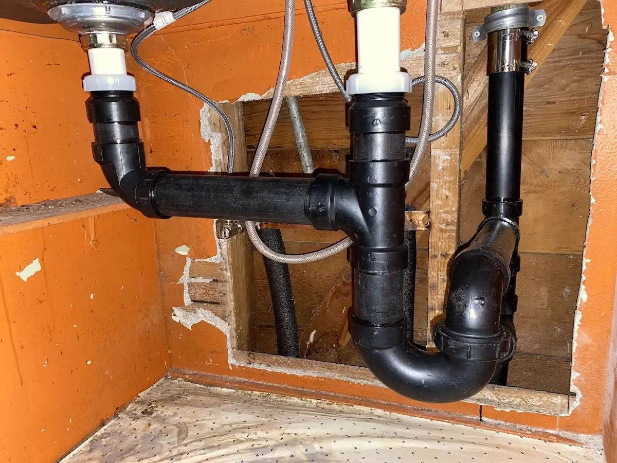 Professional Repiping Services equipment and tools on the job in Northwood